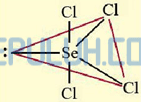bentuk senyawa secl4